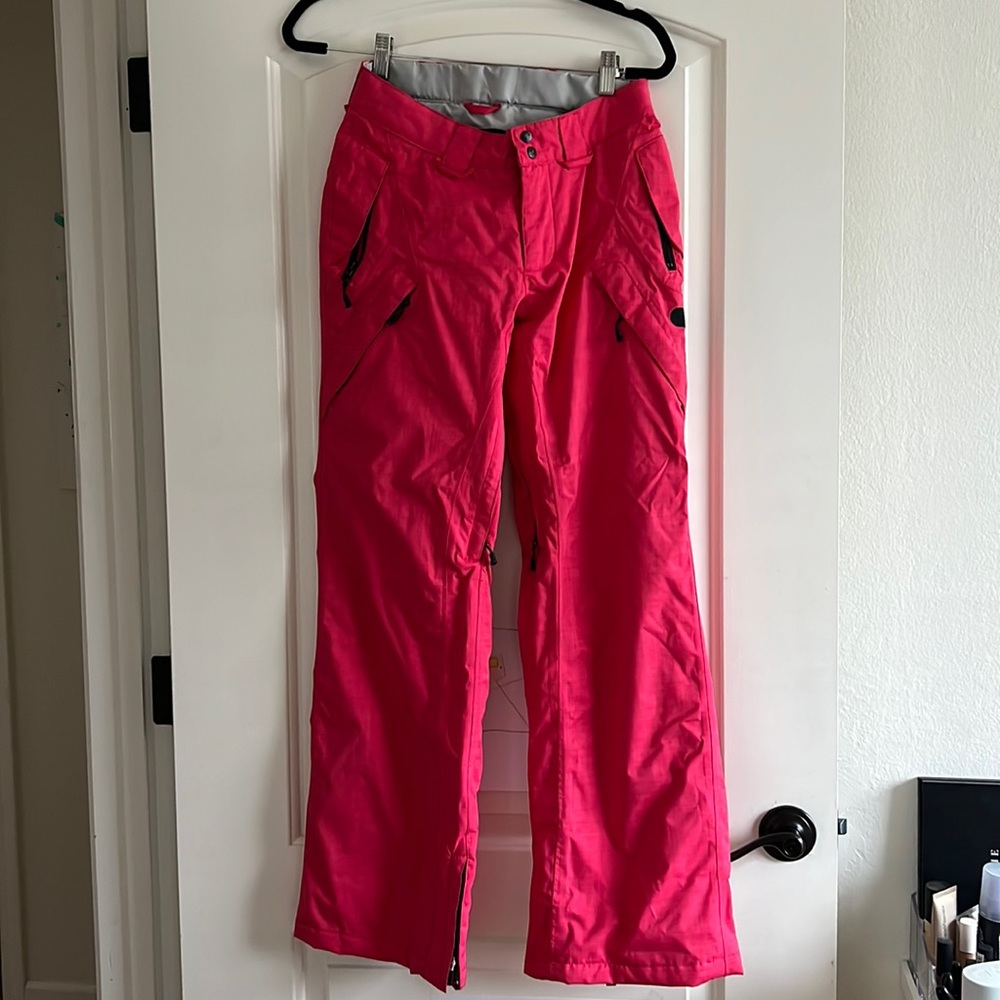 DC waterproof snow pants in pink
